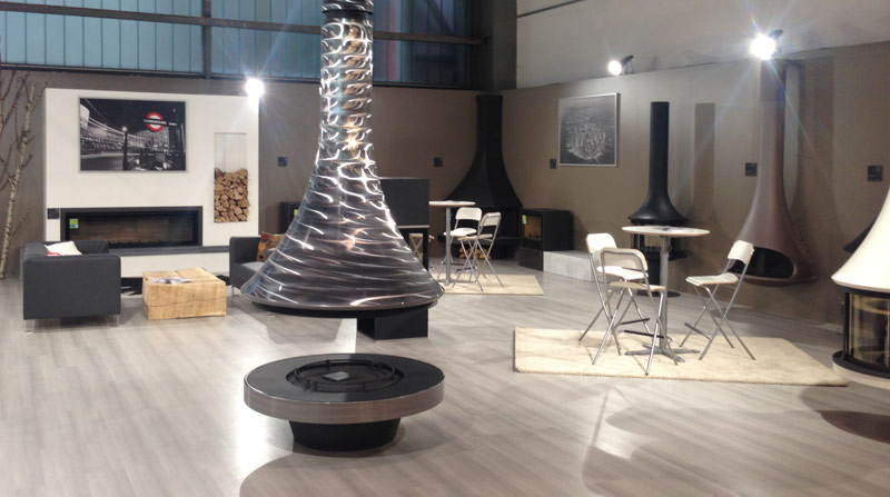The Art Of Suspense: JC Bordelet - Sculpt Fireplace Collection