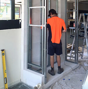 Building the metal frame