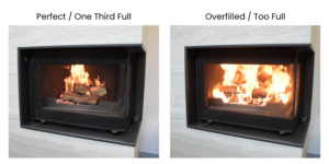 Overfilling Wood Fireplace Example