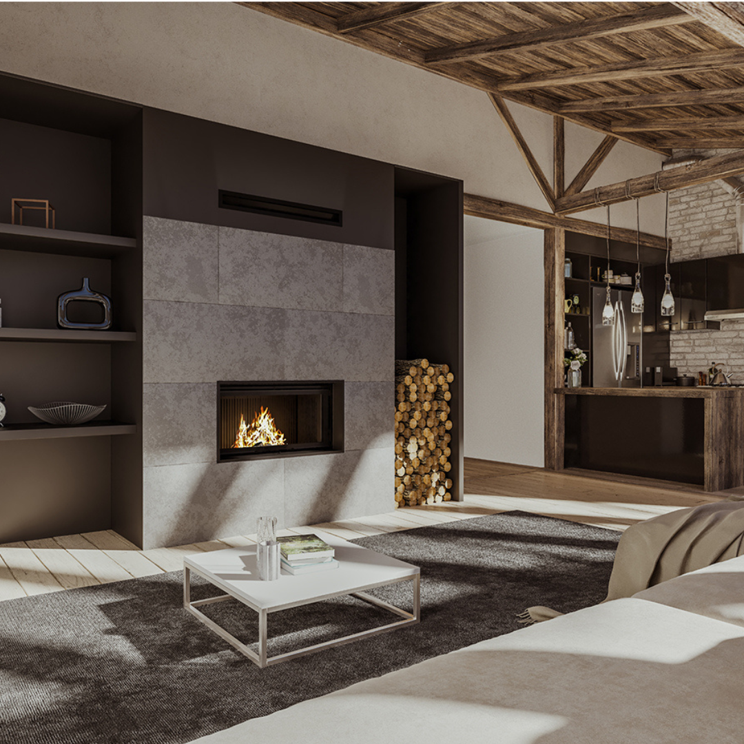 Axis XP120 Inbuilt Wood Fireplace