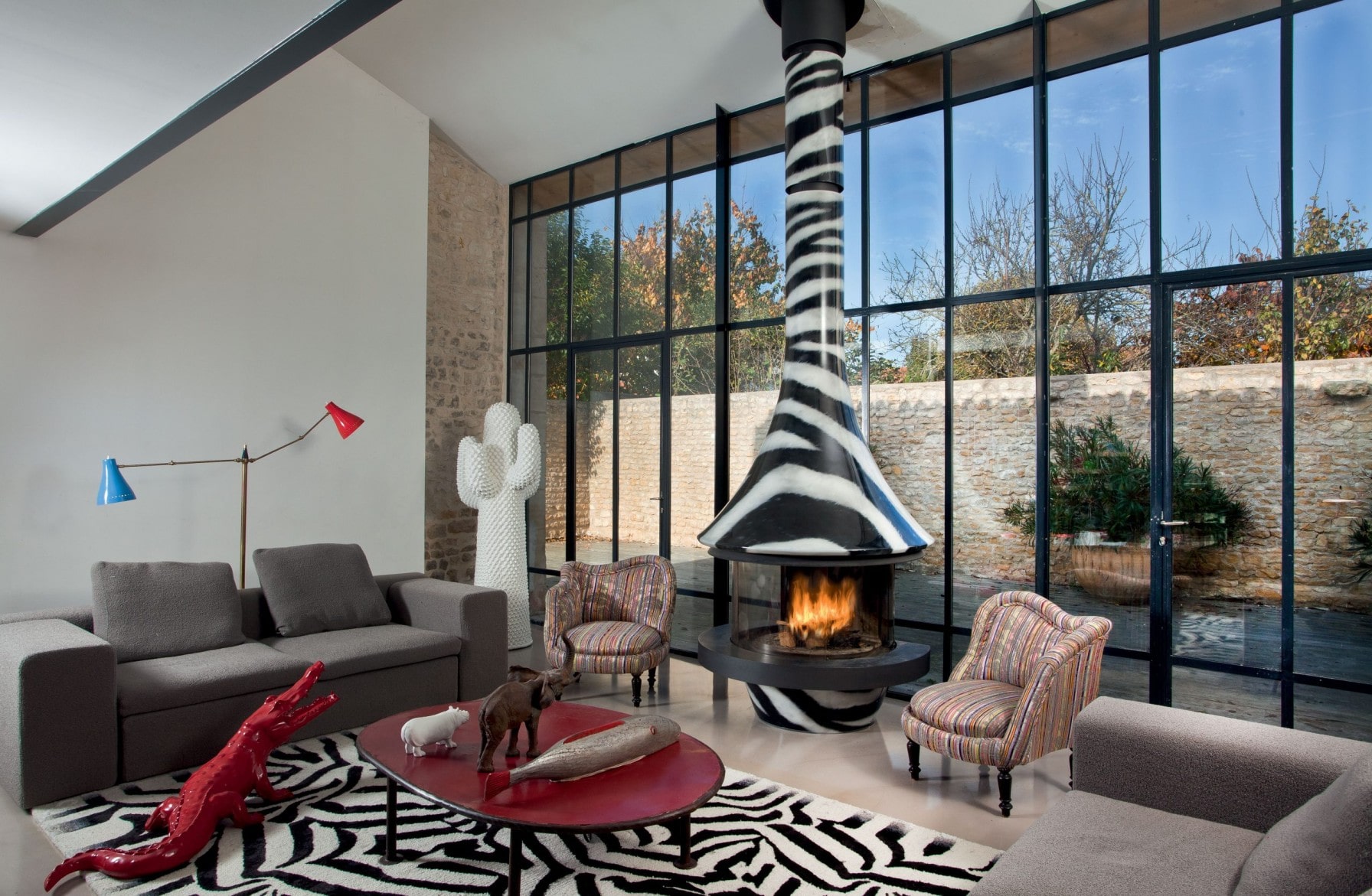 JC Bordelet Eva Zebra (Wall Mounted)